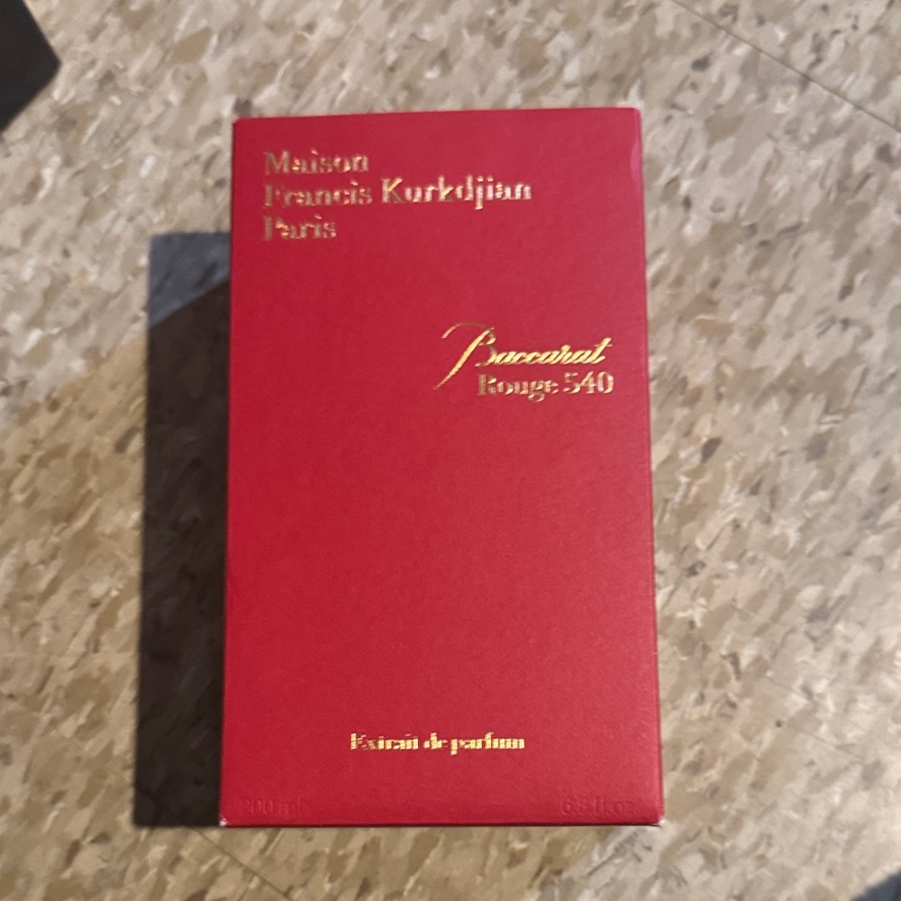 Maison Francis Kurkdjian Red and Gold Box